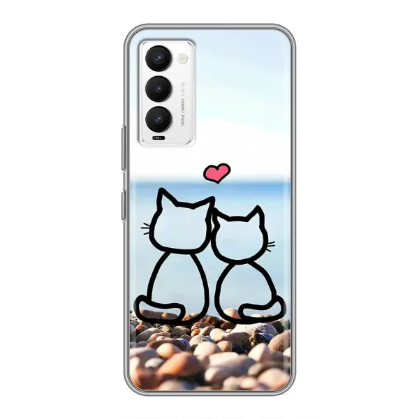 Чохол з малюнком «Котейки» для TECNO Camon 18 / Camon 18P Чохол з малюнком «Котейки» для TECNO Camon 18 / Camon 18P