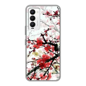Чехол с принтом САКУРЫ на Tecno Camon 18 / Camon 18P
