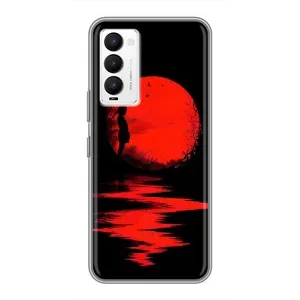 Літній Чохол на Tecno Camon 18 / Camon 18P (Червоний Захід сонця)