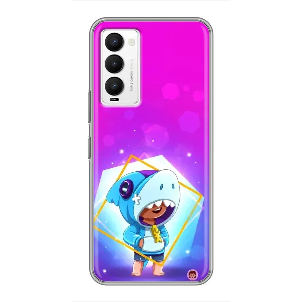 Чехол с рисунком «Леон в костюме Акулы» для TECNO Camon 18 / Camon 18P