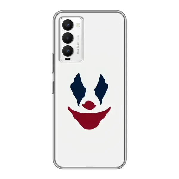 Чехол с рисунком «Лицо Джокера» для TECNO Camon 18 / Camon 18P Чехол с рисунком «Лицо Джокера» для TECNO Camon 18 / Camon 18P