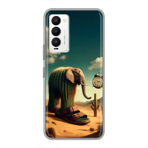 Чехол с рисунком «Лирили ларила» для TECNO Camon 18 / Camon 18P Чехол с рисунком «Лирили ларила» для TECNO Camon 18 / Camon 18P