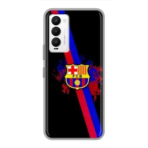 Чехол для Tecno Camon 18 / Camon 18P (Барселона) (Лого Барсы)