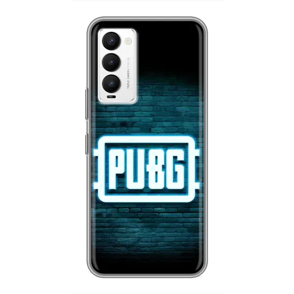 Чехол с рисунком «Лого PUBG» для TECNO Camon 18 / Camon 18P Чехол с рисунком «Лого PUBG» для TECNO Camon 18 / Camon 18P