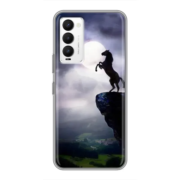 Чехол с рисунком «Лошадь» для TECNO Camon 18 / Camon 18P