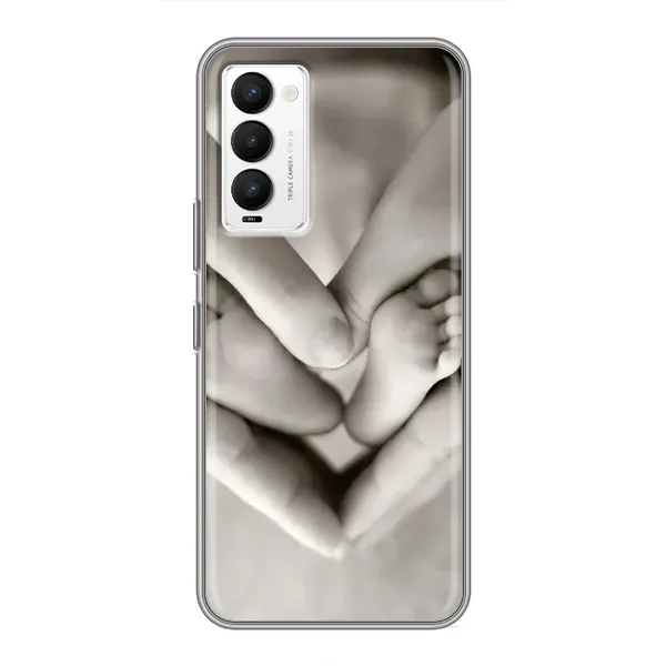 Чехол с рисунком «Любящие руки» для TECNO Camon 18 / Camon 18P Чехол с рисунком «Любящие руки» для TECNO Camon 18 / Camon 18P