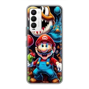 Чехол КИБЕРСПОРТ для Tecno Camon 18 / Camon 18P (Марио)