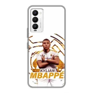 Чехол (TPU) с Футболистом на Tecno Camon 18 / Camon 18P (Мбаппе Реал)