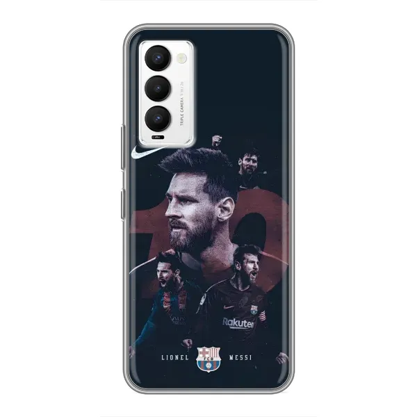 Чехол с рисунком «Месси 10» для TECNO Camon 18 / Camon 18P