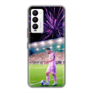 Чехлы Лео Месси в Майами на Tecno Camon 18 / Camon 18P (Месси в Майами)