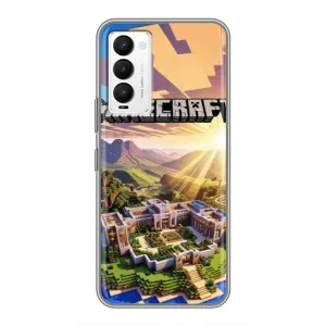Чохол майнкрафт для Tecno Camon 18 / Camon 18P