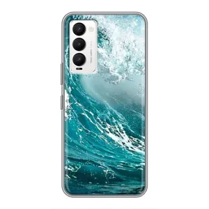 Літній Чохол на Tecno Camon 18 / Camon 18P (Морська Хвиля)