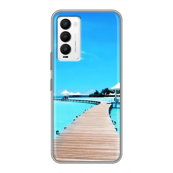 Чехол с рисунком «Набережная» для TECNO Camon 18 / Camon 18P Чехол с рисунком «Набережная» для TECNO Camon 18 / Camon 18P