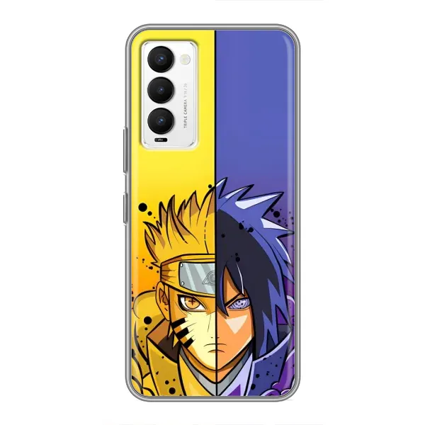 Чехол с рисунком «Naruto Vs Sasuke» для TECNO Camon 18 / Camon 18P Чехол с рисунком «Naruto Vs Sasuke» для TECNO Camon 18 / Camon 18P