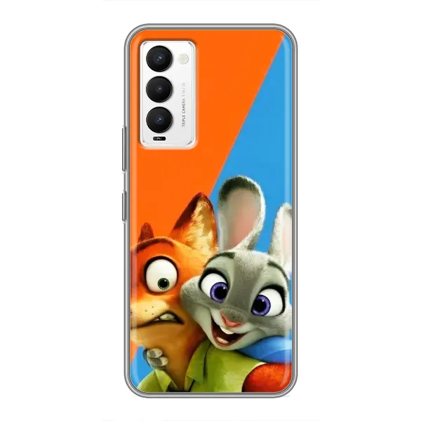 Чехол с рисунком «Ник и Хопс» для TECNO Camon 18 / Camon 18P Чехол с рисунком «Ник и Хопс» для TECNO Camon 18 / Camon 18P