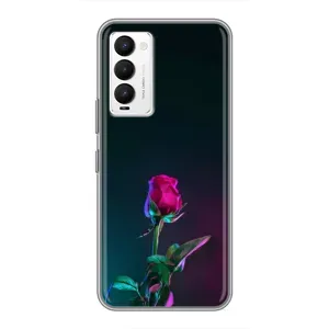 Чехлы с принтом Розочки для Tecno Camon 18 / Camon 18P (Ночная роза)