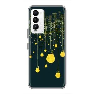 Силіконові Чохли Коханій людині для Tecno Camon 18 / Camon 18P (Нічне місто)