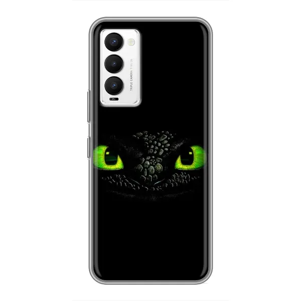Чехол с рисунком «Глаза Беззубика» для TECNO Camon 18 / Camon 18P