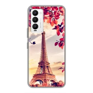 Чехол с Эйфелевой башней на Tecno Camon 18 / Camon 18P (Paris photo)