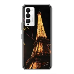 Чехол с Эйфелевой башней на Tecno Camon 18 / Camon 18P (Paris)