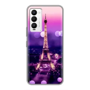 Чехол с Эйфелевой башней на Tecno Camon 18 / Camon 18P (Париж башня)