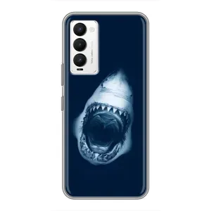 Силиконовый бампер с картинкой животных для Tecno Camon 18 / Camon 18P