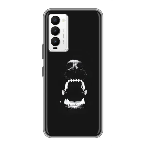 Чехол с рисунком «Пасть добермана» для TECNO Camon 18 / Camon 18P