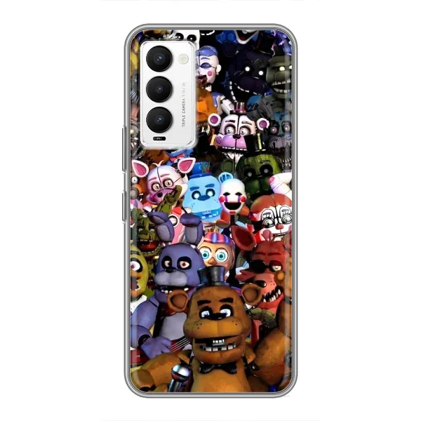 Чехол с рисунком «Персонажи Фредди» для TECNO Camon 18 / Camon 18P Чехол с рисунком «Персонажи Фредди» для TECNO Camon 18 / Camon 18P