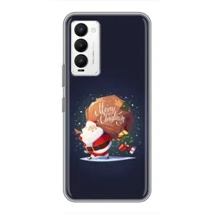 Чохол Санта Клаус для Tecno Camon 18 / Camon 18P (Подарунки від Санти)