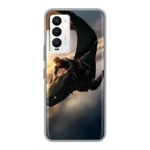 Чехол дракон Беззубик для Tecno Camon 18 / Camon 18P (Полет Беззубика)