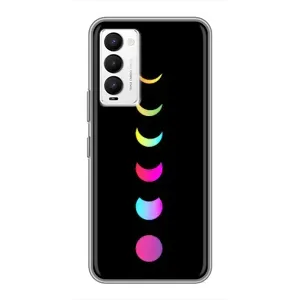 Чехол (ТПУ) с планетами на Tecno Camon 18 / Camon 18P (Полнолуние)