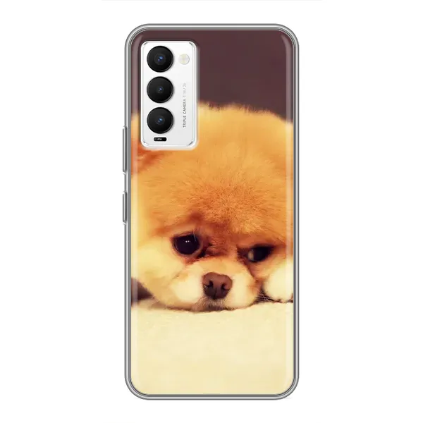 Чехол с рисунком «Померанский шпиц» для TECNO Camon 18 / Camon 18P Чехол с рисунком «Померанский шпиц» для TECNO Camon 18 / Camon 18P