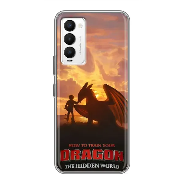 Чехол с рисунком «Постер Беззубика» для TECNO Camon 18 / Camon 18P