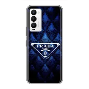 Чехол (Dior, Prada, YSL, Chanel) для Tecno Camon 18 / Camon 18P (Прада)