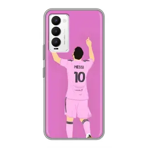 Чехлы Лео Месси в Майами на Tecno Camon 18 / Camon 18P (Празднование Месси)