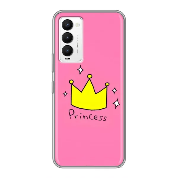 Чехол с рисунком «Princess» для TECNO Camon 18 / Camon 18P Чехол с рисунком «Princess» для TECNO Camon 18 / Camon 18P