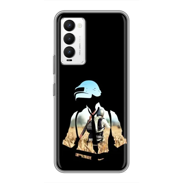 Чехол с рисунком «Пубг мен» для TECNO Camon 18 / Camon 18P Чехол с рисунком «Пубг мен» для TECNO Camon 18 / Camon 18P