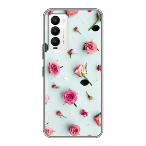 Чехлы с принтом Розочки для Tecno Camon 18 / Camon 18P (Разные цветы)