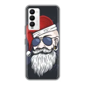 Чохол Санта Клаус для Tecno Camon 18 / Camon 18P (Різдвяний МЕН)