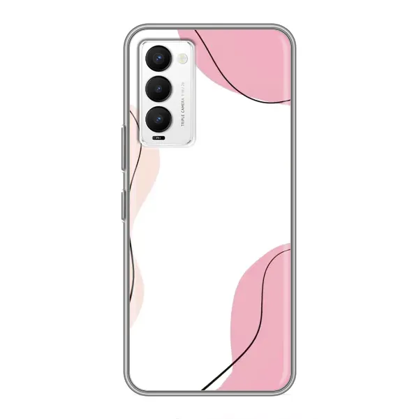 Чехол с рисунком «Розовый фон» для TECNO Camon 18 / Camon 18P Чехол с рисунком «Розовый фон» для TECNO Camon 18 / Camon 18P