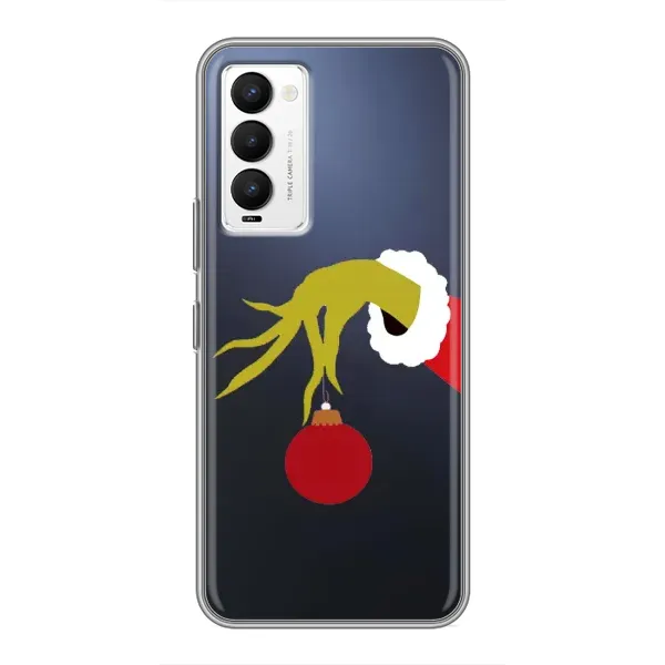 Чехол с рисунком «Рука Гринча» для TECNO Camon 18 / Camon 18P Чехол с рисунком «Рука Гринча» для TECNO Camon 18 / Camon 18P
