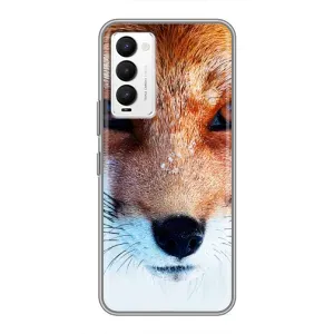 Чохол з Лисичкою для Tecno Camon 18 / Camon 18P (Руда Лисичка)