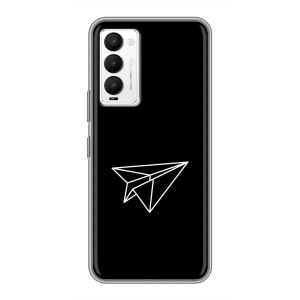 Чехол с рисунком «Самолетик» для TECNO Camon 18 / Camon 18P Чехол с рисунком «Самолетик» для TECNO Camon 18 / Camon 18P