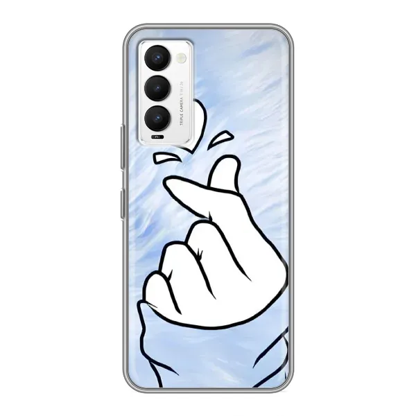 Чехол с рисунком «Сердечка знак» для TECNO Camon 18 / Camon 18P Чехол с рисунком «Сердечка знак» для TECNO Camon 18 / Camon 18P