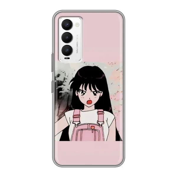 Чехол с рисунком «Сейлор Марс» для TECNO Camon 18 / Camon 18P Чехол с рисунком «Сейлор Марс» для TECNO Camon 18 / Camon 18P
