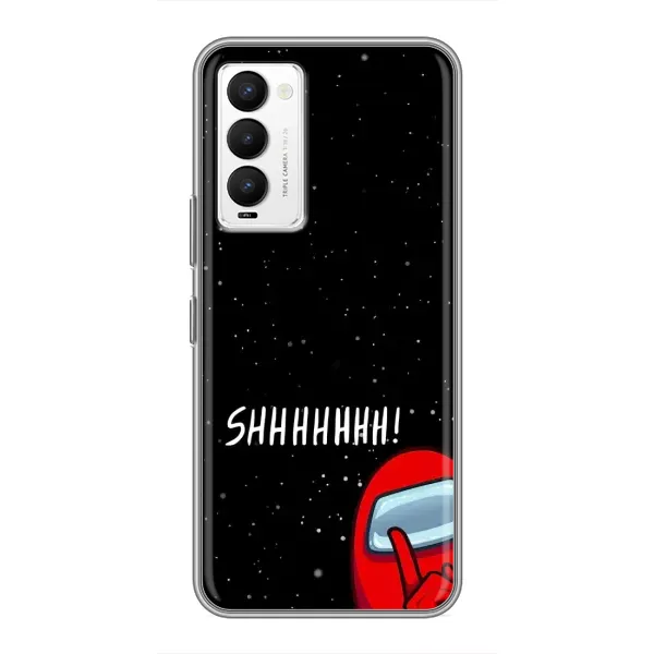 Чехол с рисунком «SHHHHH» для TECNO Camon 18 / Camon 18P Чехол с рисунком «SHHHHH» для TECNO Camon 18 / Camon 18P