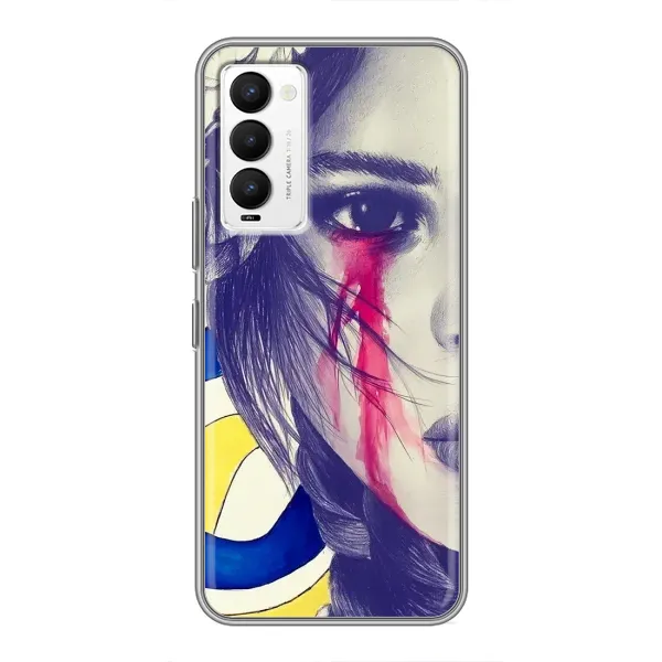 Чехол с рисунком «Слезы Украины» для TECNO Camon 18 / Camon 18P Чехол с рисунком «Слезы Украины» для TECNO Camon 18 / Camon 18P