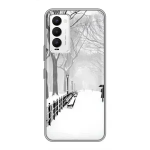 Чохли на Новий Рік Tecno Camon 18 / Camon 18P (Снігом замело)