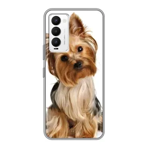 Чохол (ТПУ) Милі песики для Tecno Camon 18 / Camon 18P (Пес Терьєр)