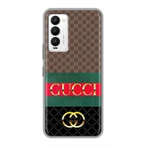 Чохли бренд ГУЧЧІ для Tecno Camon 18 / Camon 18P (Стиль GUCCI)